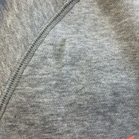 Nike pullover hoodie gray r42-5 - Picture 3 of 6